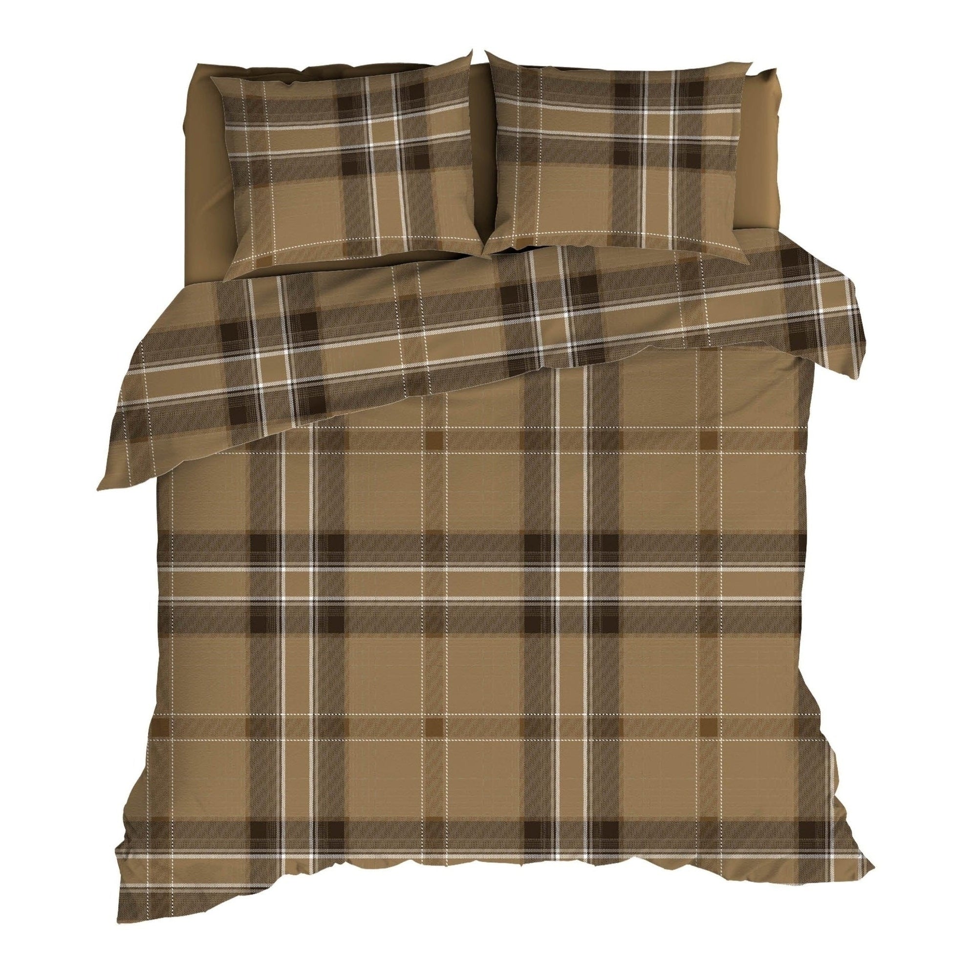 Romanette Dekbedovertrek Colpasso Flanel - Bedtextielonline.be