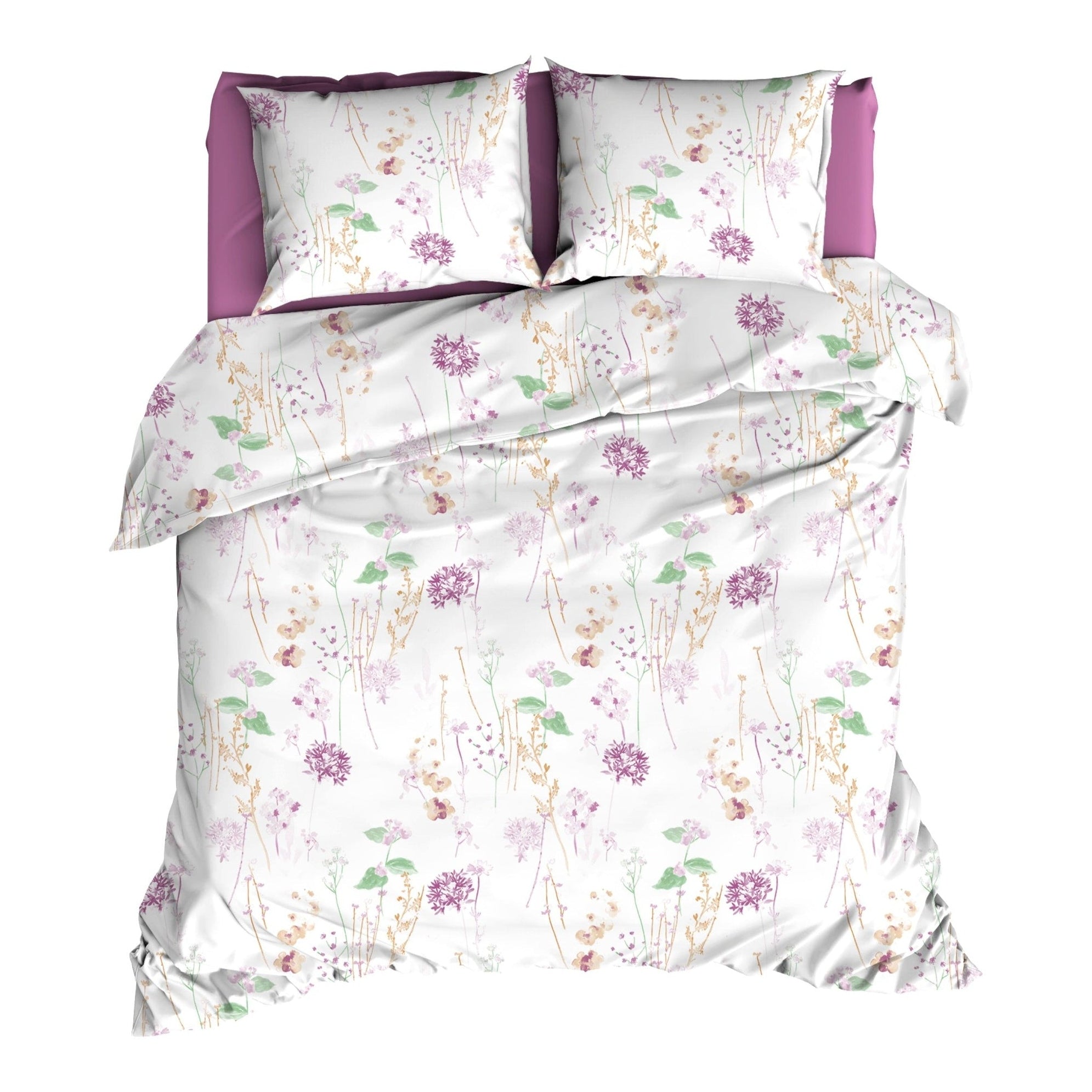 Romanette Dekbedovertrek Katoen Jardin Rose - Bedtextielonline.be