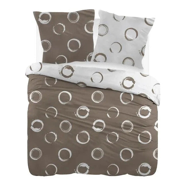 Cottons Dekbedovertrek Flanel Lieve Taupe